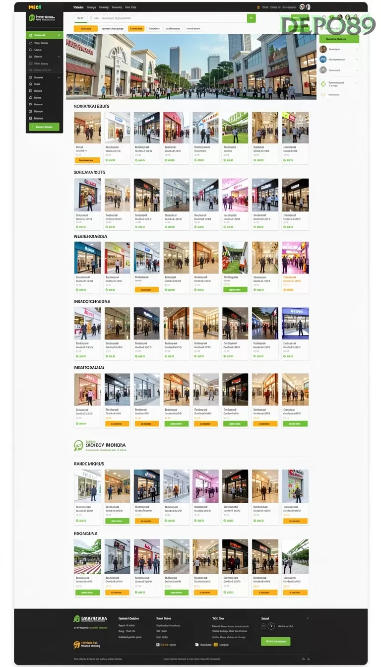 Cuplikan layar ADVANTAGES — halaman utama