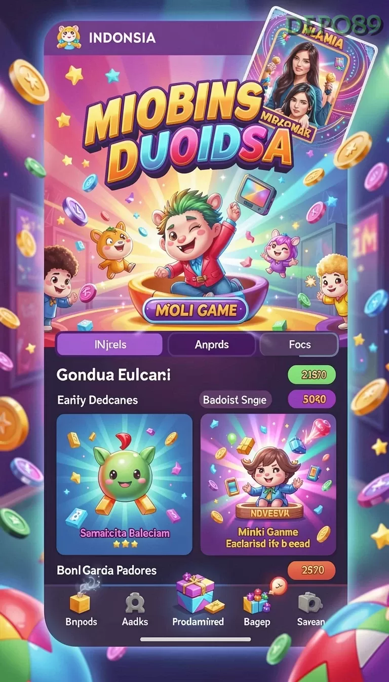 Cuplikan layar WINALLCASINO — menu navigasi
