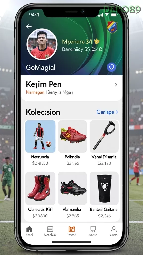 Cuplikan layar RR777 — aktivitas